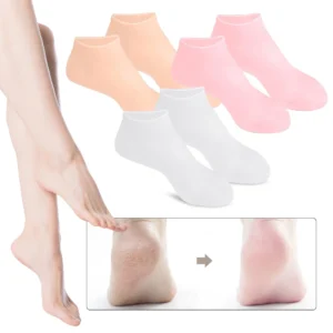 1Pair Silicone Moisturizing Socks